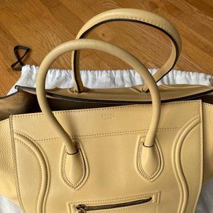 Celine Phantom Medium Tote, Butter Calfskin with dustbag